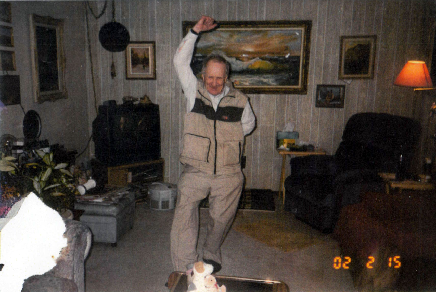 Max Juby dancing at the home of Geologist John Lill, in Toronto