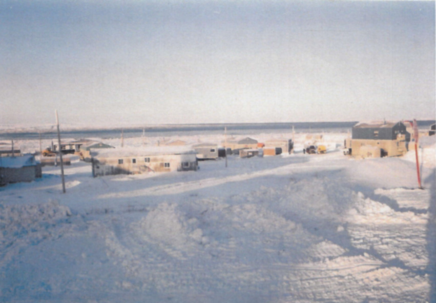 Houses in Ungava, wintertime
