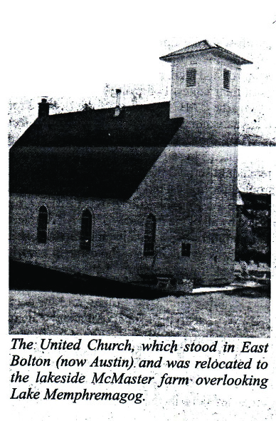 United Church in East Bolton (now Austin), ON
