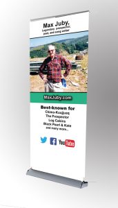 Max Juby Roll-up display banner 